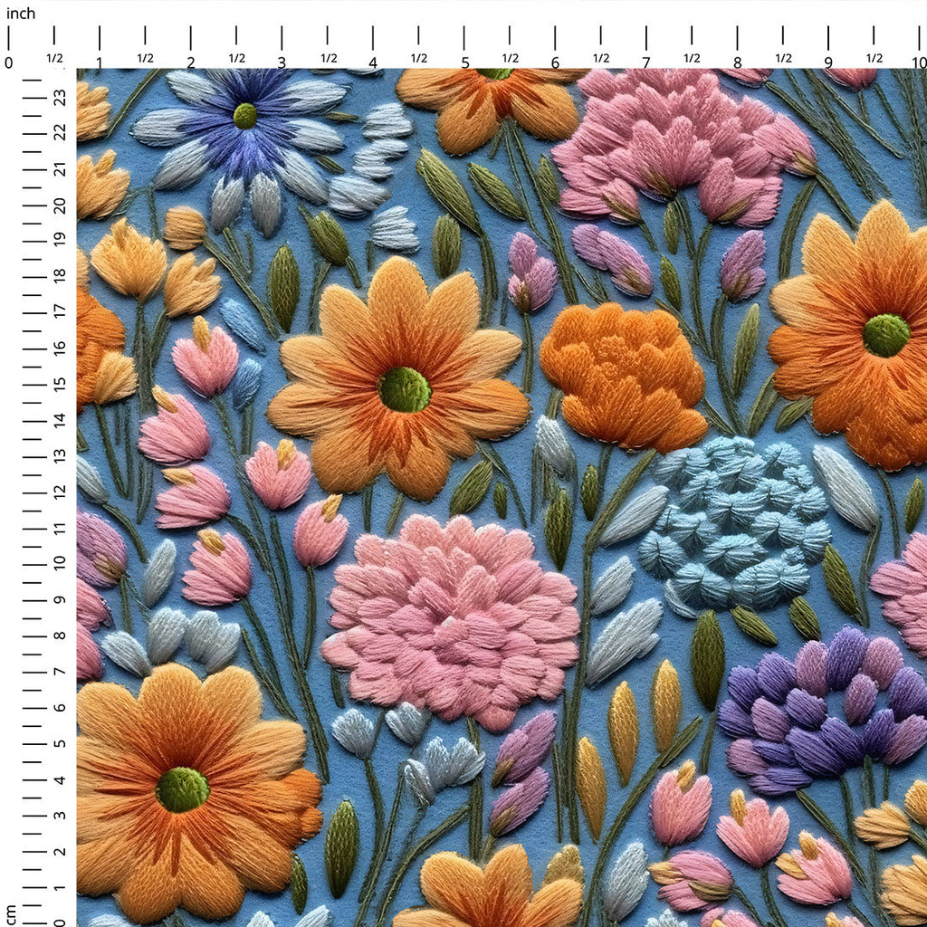 Alicia Faux Embroidery Fabric