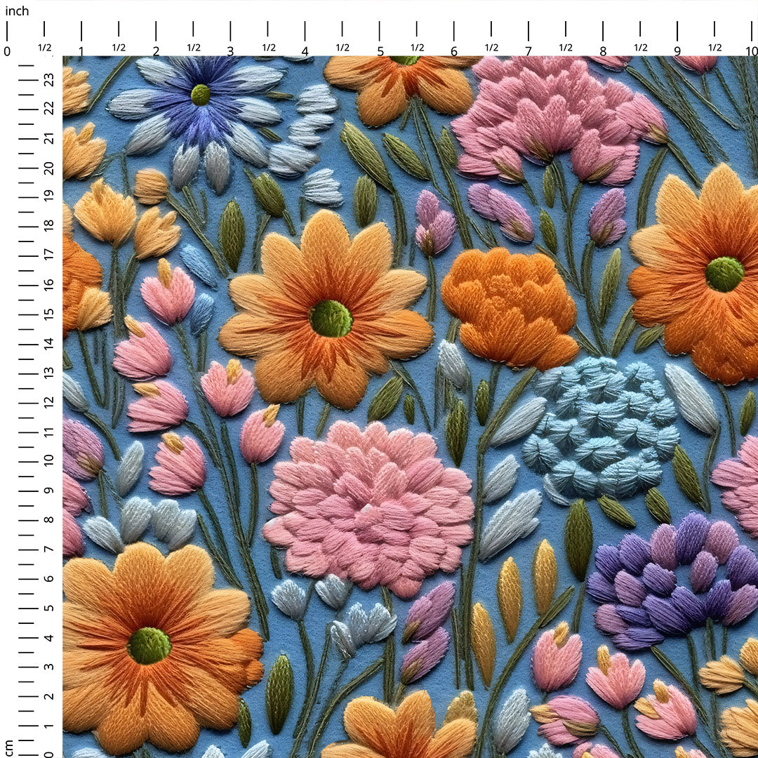 Alicia Faux Embroidery Fabric