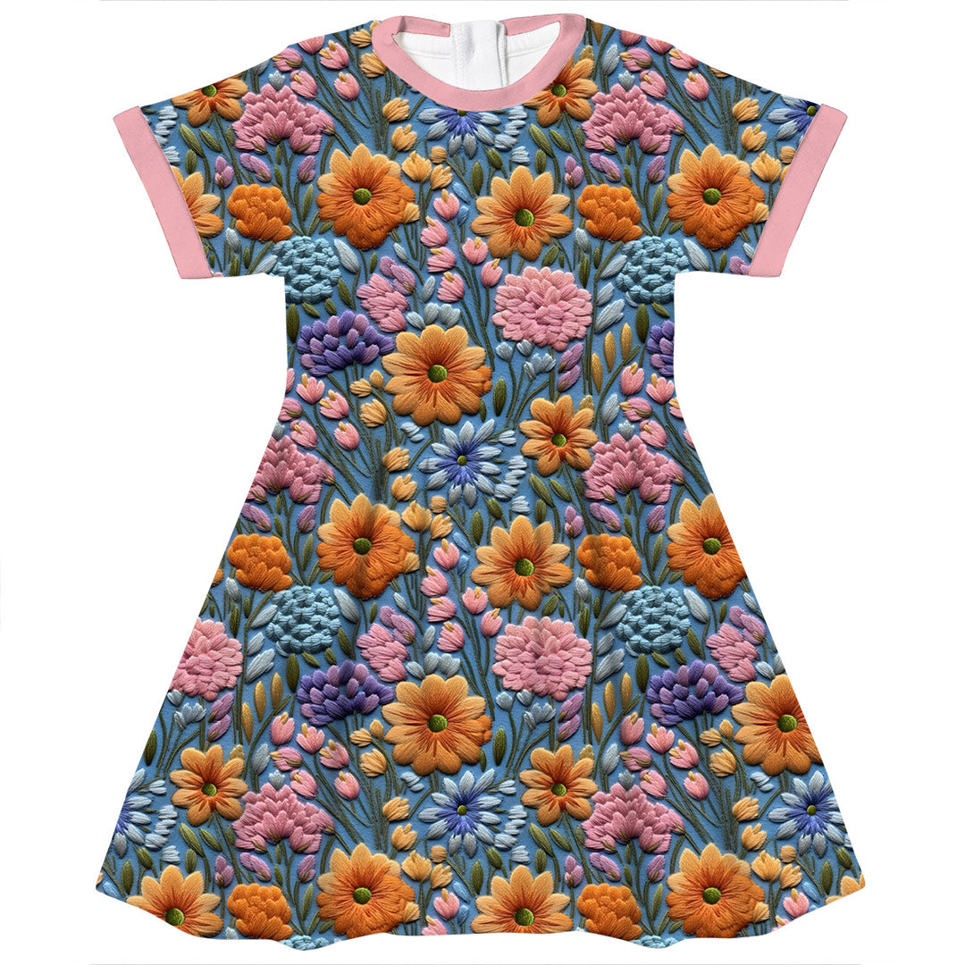 Alicia Faux Embroidery Fabric