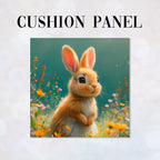 CUSHION Panel Cute Bunny Amber CP-219