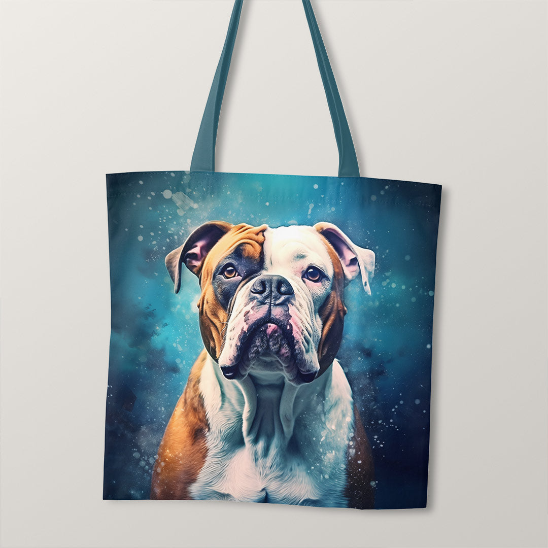 TOTE American Bulldog Fabric Bag Panel