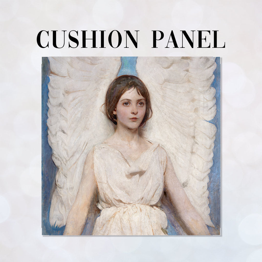 CUSHION Fabric Panel Angel by Handerson Thayer CP-1138