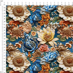 Angelica Faux Embroidery Fabric
