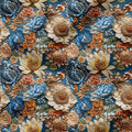 Angelica Faux Embroidery Fabric