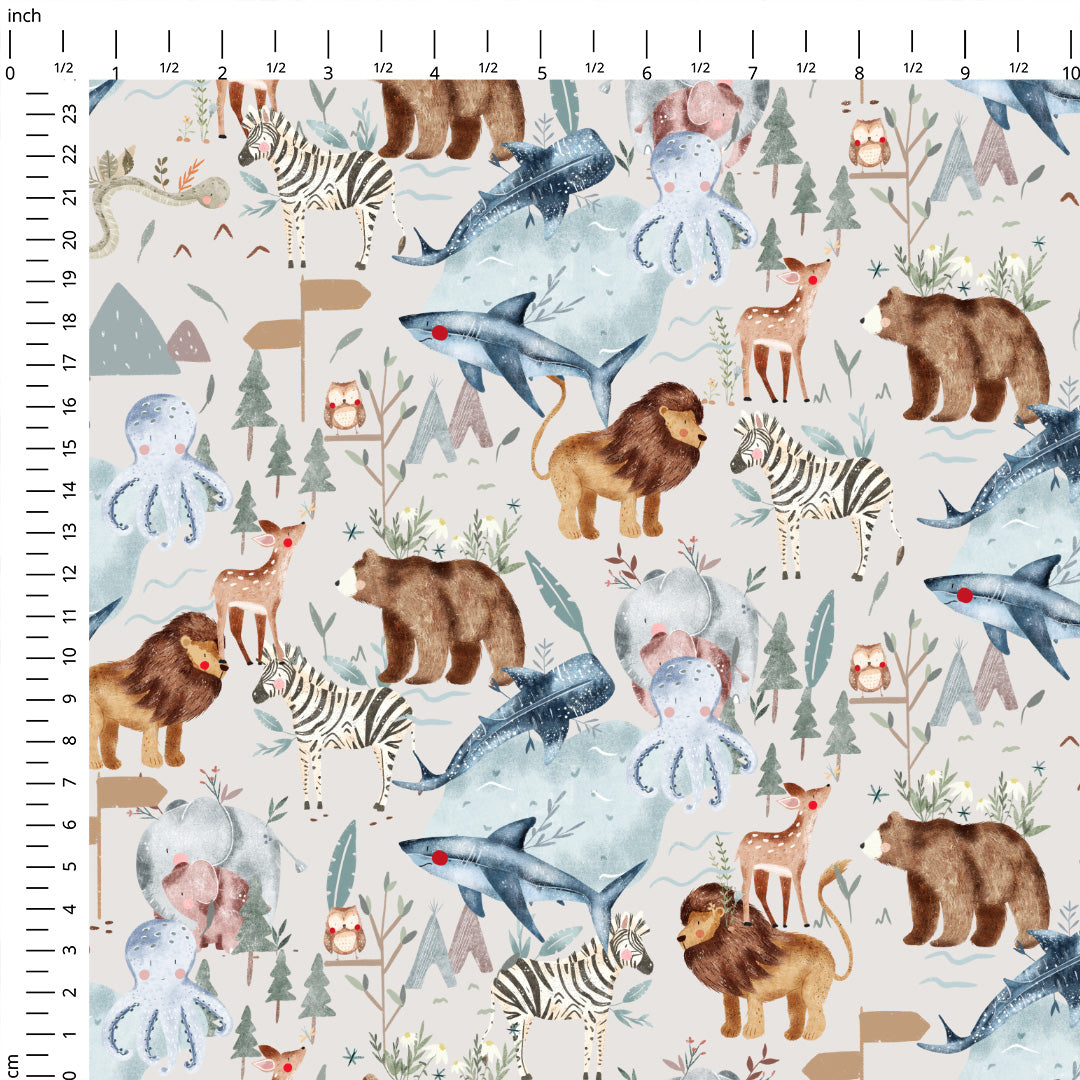 Animal Adventures Fabric