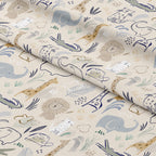 Animal Doodle Fabric