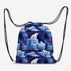Arctic Night Polar Bears Fabric