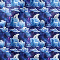 Arctic Night Polar Bears Fabric