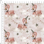 Aurora Flamingo Fabric