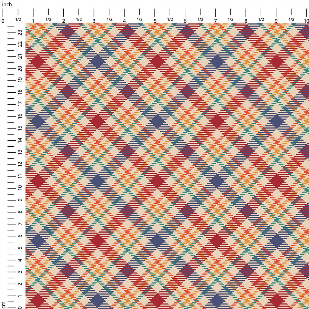 Autumn Plaid Fabric 1433