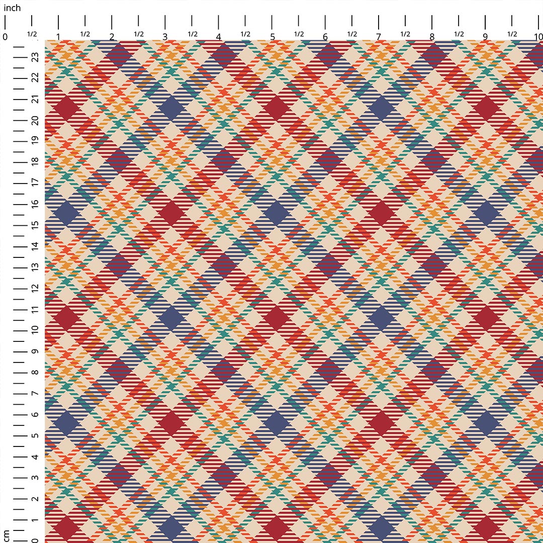 Autumn Plaid Fabric 1433