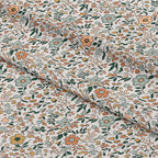 Autumn Boho Flowers Fabric