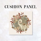 CUSHION Fabric Panel Autumn Bunny Cream CP-1150