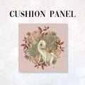 CUSHION Fabric Panel Autumn Bunny Pink CP-1156