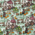 Autumn Cottage Frogs Fabric