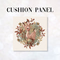 CUSHION Fabric Panel Autumn Deer Cream CP-1151