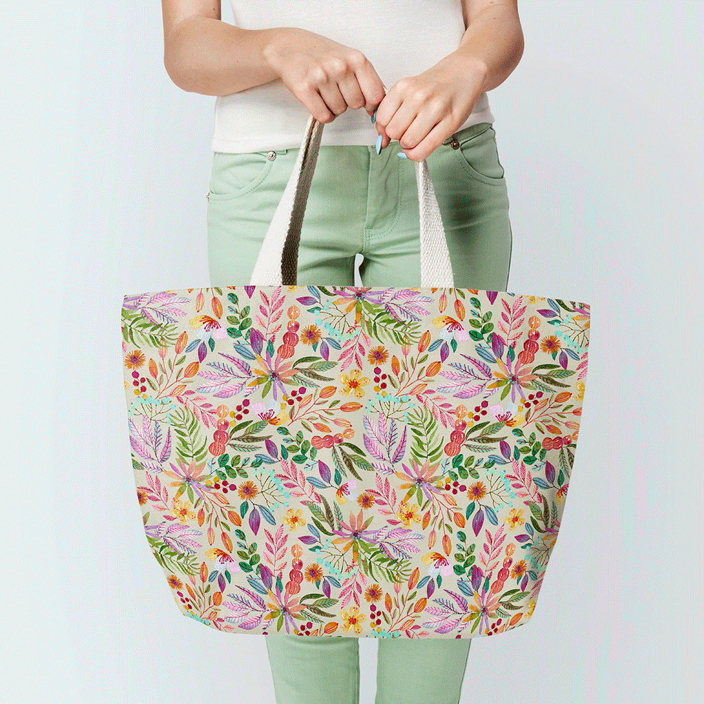 Autumn Floral Bright Fabric