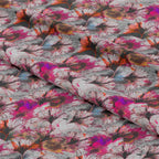 Autumn Floral Fans Fabric