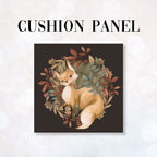 CUSHION Fabric Panel Autumn Fox Chocolate CP-1146