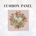 CUSHION Fabric Panel Autumn Owl Pink CP-1159