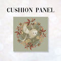 CUSHION Fabric Panel Autumn Owl Sage CP-1165