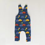 Autumn Rain Navy Fabric