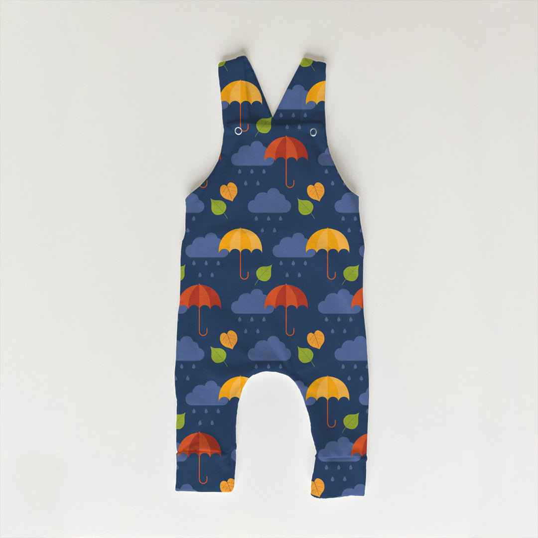 Autumn Rain Navy Fabric