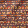 Autumn Rainbows Dark Fabric