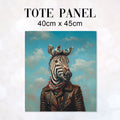 TOTE Aviator Zebra Fabric Bag Panel TP-354