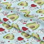 Avocado Love Fabric