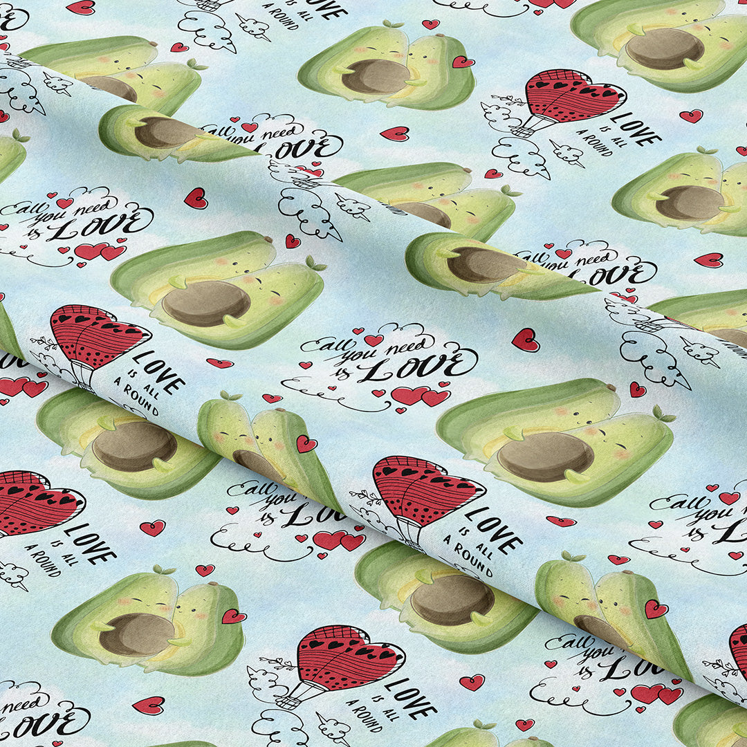 Avocado Love Fabric