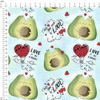 Avocado Love Fabric