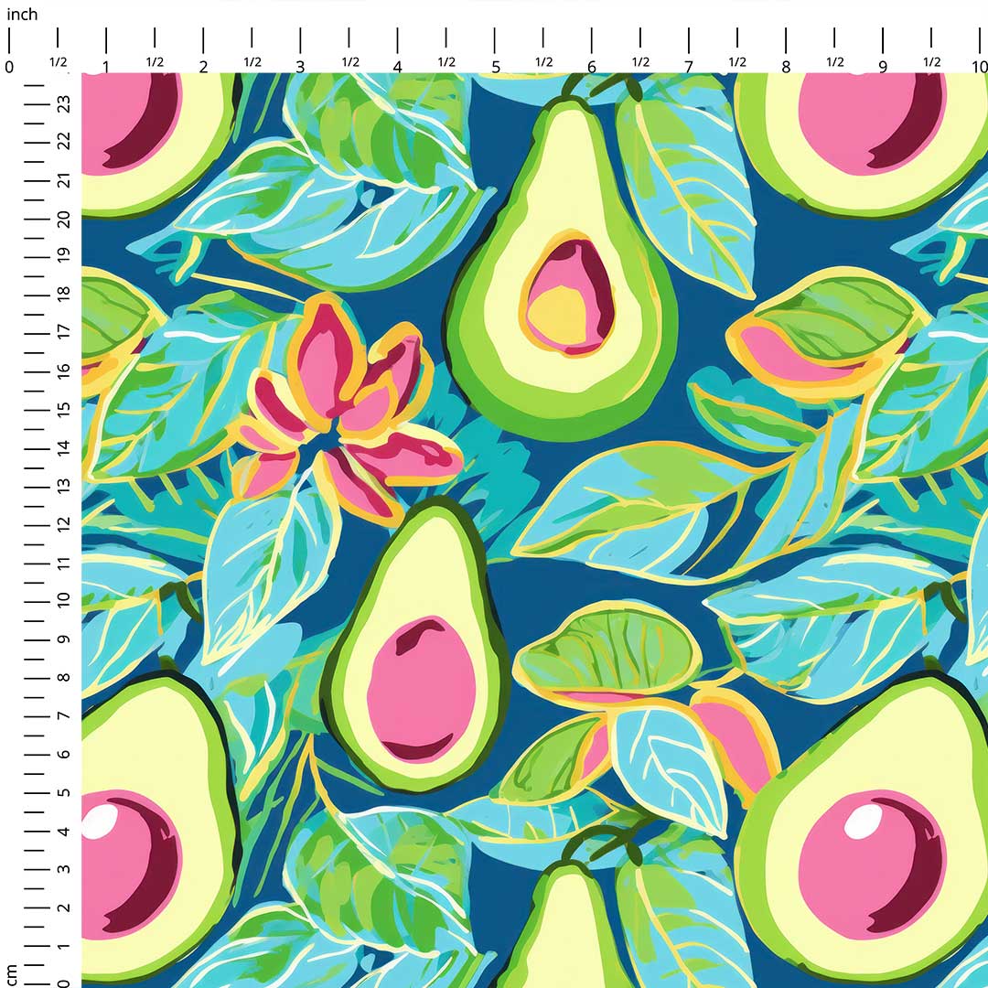 Avocados Fabric
