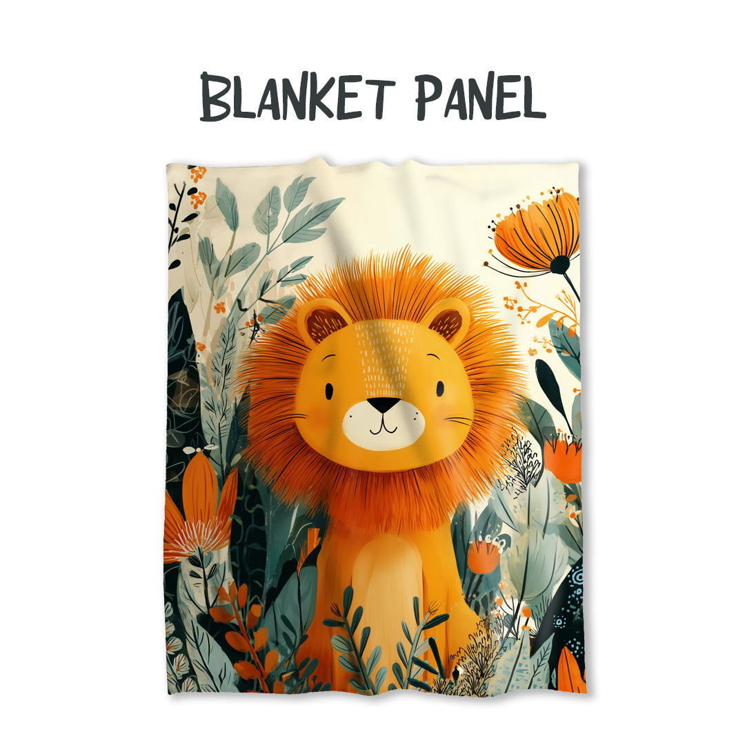 Lion Fabric Blanket Panel BP-62