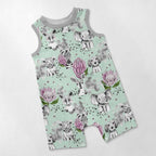 Baby Animals Mint Fabric
