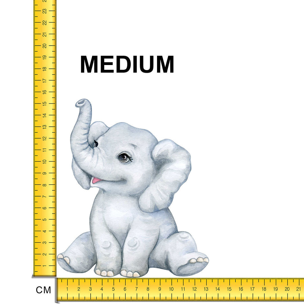 Baby Elephant Iron on fabric heat transfer DTF-77