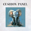 CUSHION Fabric Panel Baby Elephant  CP-111