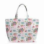 Personalised Flamingo Clouds Fabric