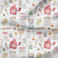 Baking Ingredients Cream Fabric