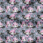 Bat Girls Fabric