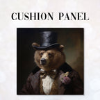 CUSHION Panel Bear Gentelman CP-209