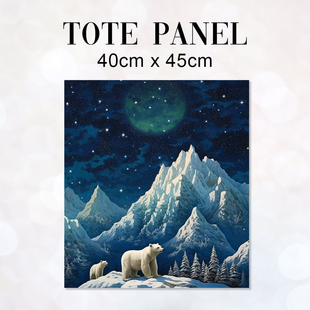 TOTE Bear Hunt Fabric Bag Panel