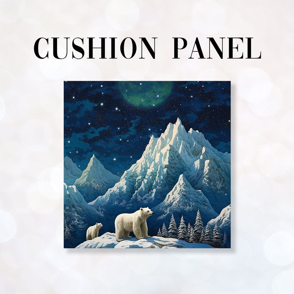 CUSHION Fabric Panel Bear Hunt CP-1167