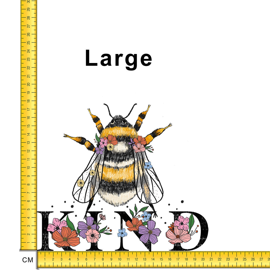 Bee Kind Iron on fabric heat transfer DTF-51