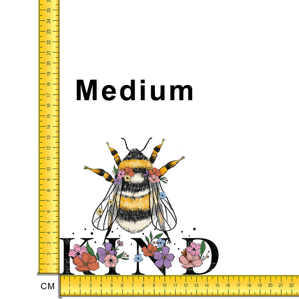 Bee Kind Iron on fabric heat transfer DTF-51