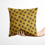 Bees Gold Fabric