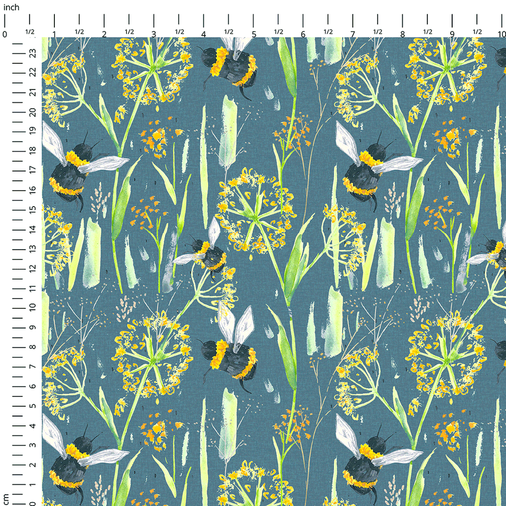 Bees Meadow Fabric