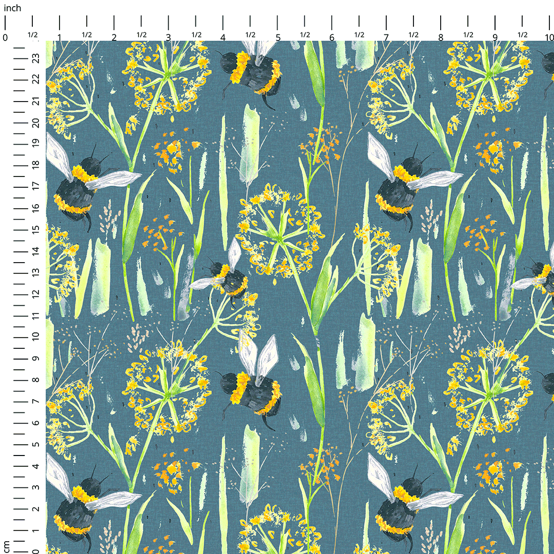 Bees Meadow Fabric