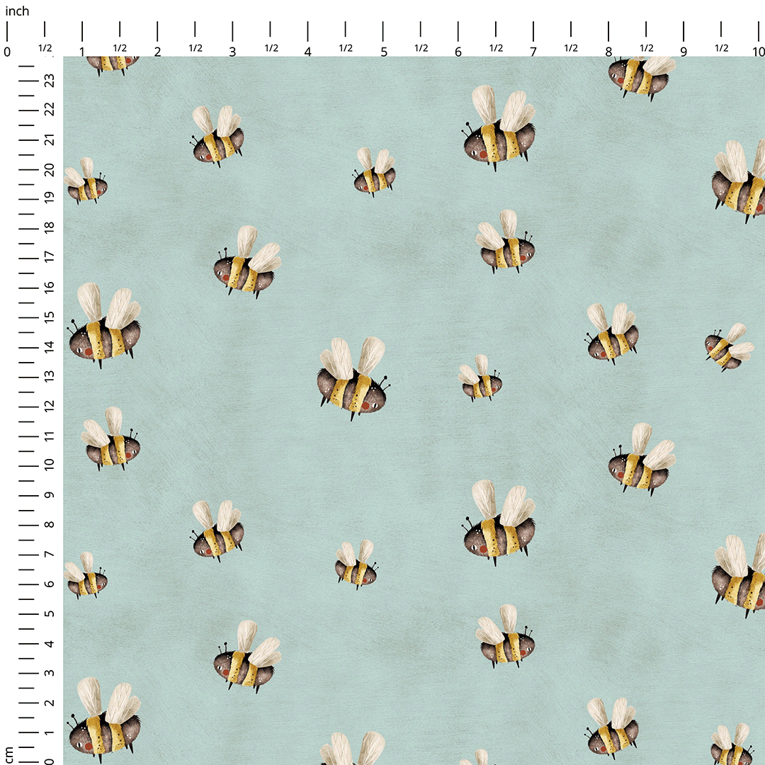 Cute Bees Fabric