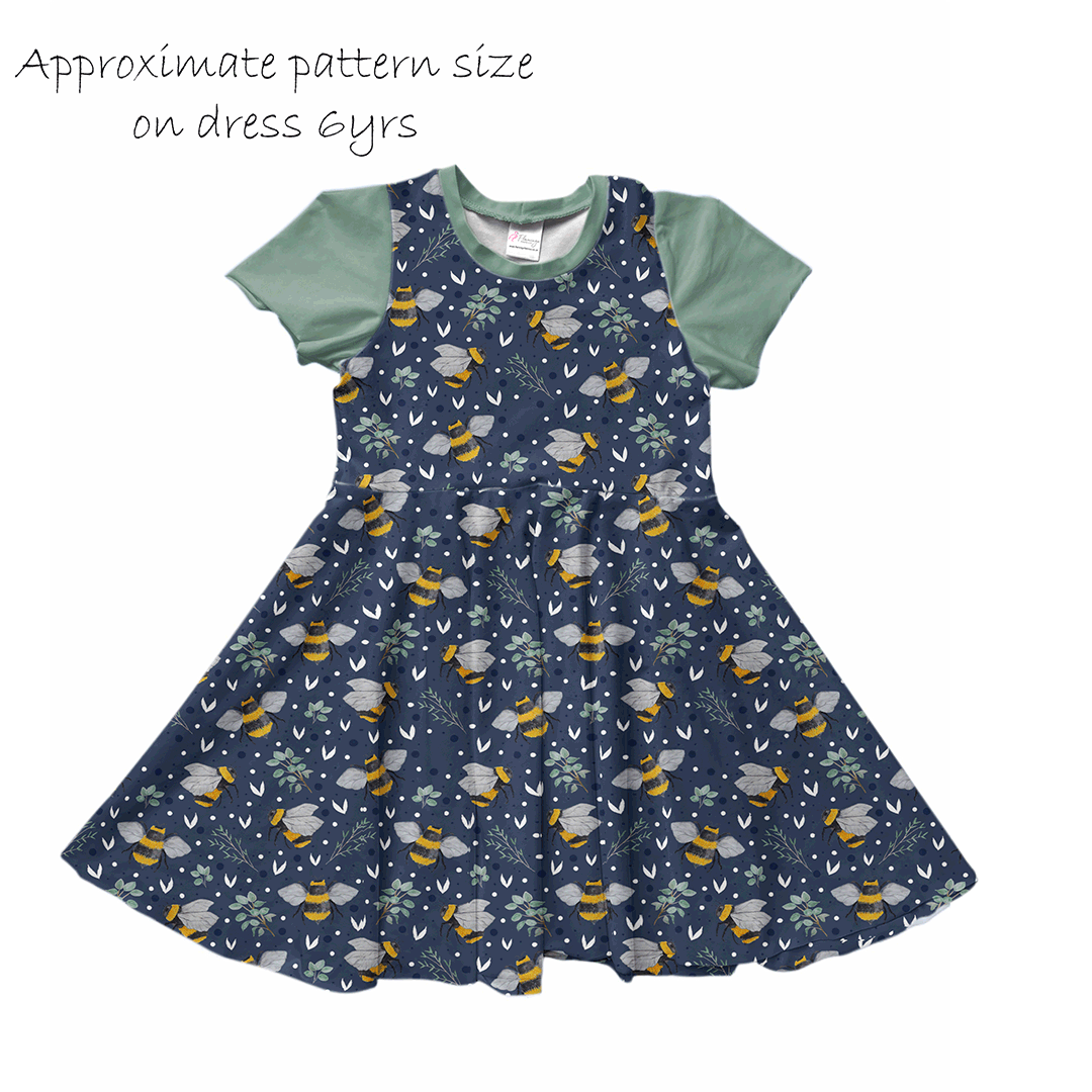 Bees & Leaves Fabric